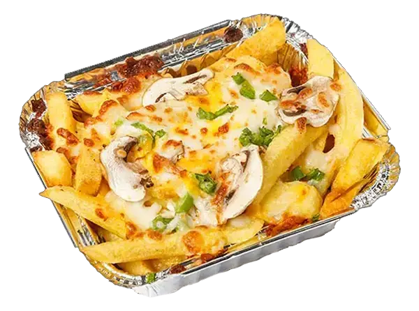 French fries with Mushroom & Cheese